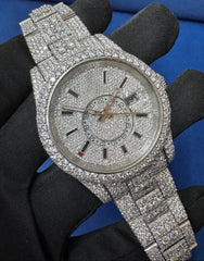 Full Iced Out Lab Grown Diamond Watch For Men