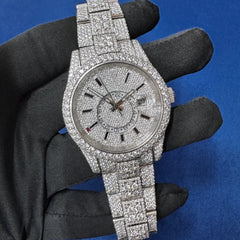 Full Iced Out Lab Grown Diamond Watch For Men