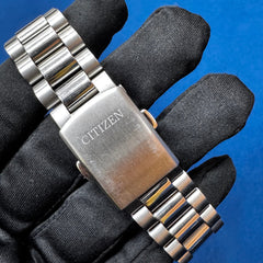 Customized Sky Dial Lab Diamond Citizen Watch For Unisex