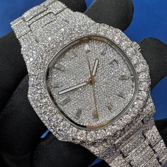 VVS Lab Grown Diamond Watch, Men's Wrist Watch