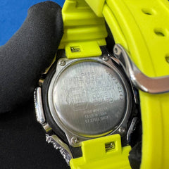 G Shock Custom GA2100 – Iced Out Casioak Mod – Moissanite Bustdown Watch – Luxury Men’s Gift