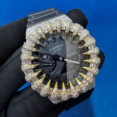 VVS1 Moissanite Watch for unisex ,Bustdown Mechanical Timepiece ,Diamond Tester Pass