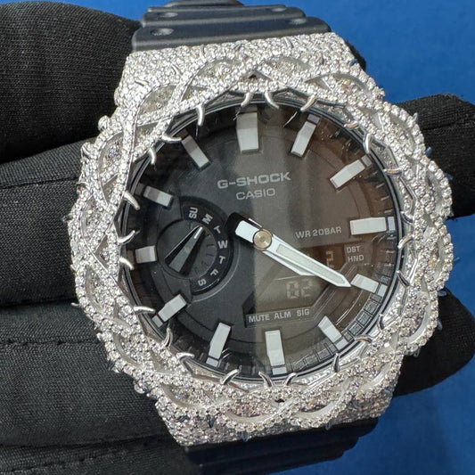 VVS Lab Diamond Bustdown Watch for unisex – G Shock Luxury Men’s Gift
