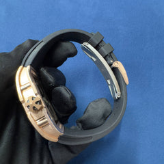 Rechard Mille Rose Gold Plain Bust Down Watch