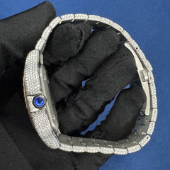 Moissanite Studded Diamond Automatic Movement Watch For Men