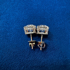 3.Ct Each Round Cut D VS1 Lab Grown Diamond Engagement Stud Earrings