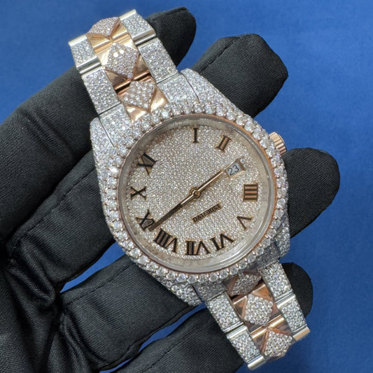 41MM Customized VVS Lab Grown Diamond Watch