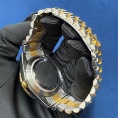 41MM VVS Lab grown Baguette Diamond Only Bezel Watch