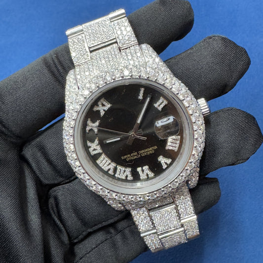 VVS Lab Diamond Watch ,Fully Iced out Watch For Unisex