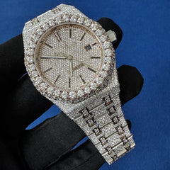 VVS lab Diamond Bust Down automatic Hip Hop Watch