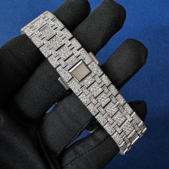 Iced out customize VVS lab Diamond Bust Down Hip Hop Watch