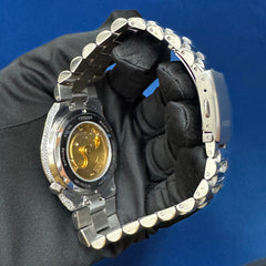 Customized Sky Dial Lab Diamond Citizen Watch For Unisex