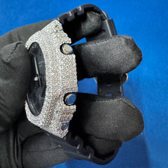 VVS1 D Moissanite Iced-Out Watch ,G-Shock Custom GA-2100 Bustdown Mechanical Timepiece