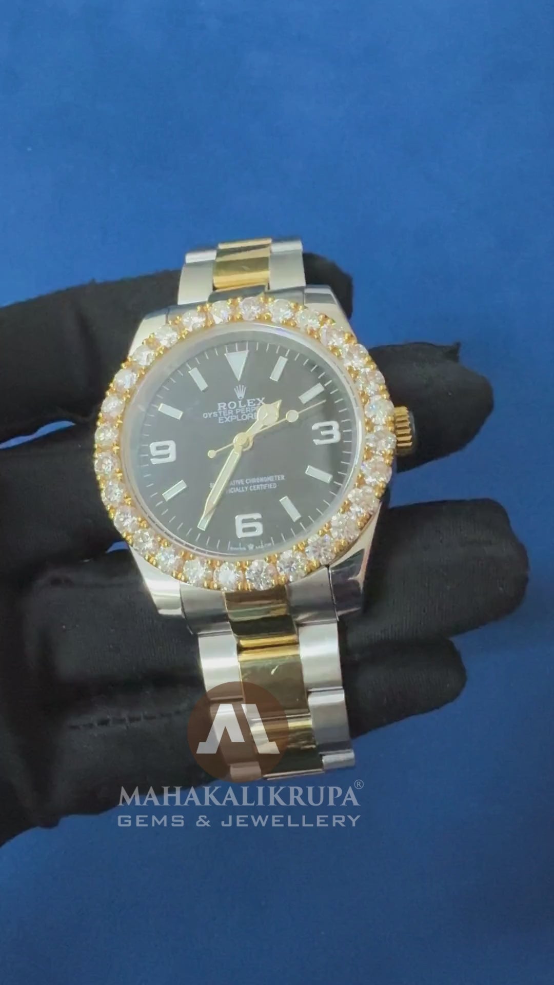 41mm Diamond Watch for Men