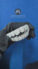 VVS Lab Grown 10KT White Gold 10 Teeth Draping and 10 Teeth Grills Set